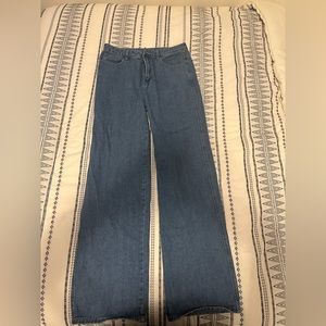 Shein high waisted wide leg jeans